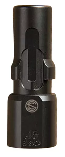 SilencerCo AC2603 3-Lug Muzzle Device 45 ACP 5/8"-24 Threads Black