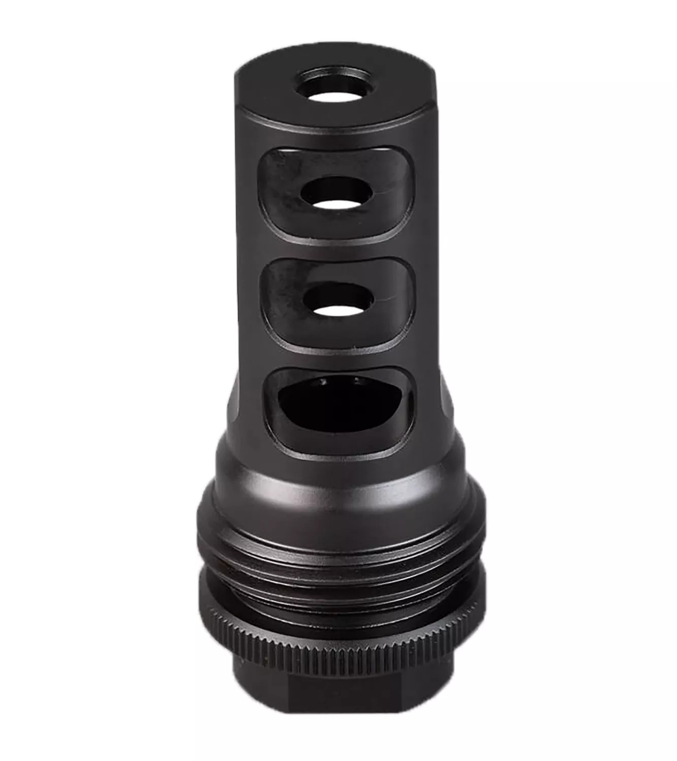 SilencerCo AC2631 ASR Muzzle Brake Black Nitride 3/4"x24 Threads 458 Cal