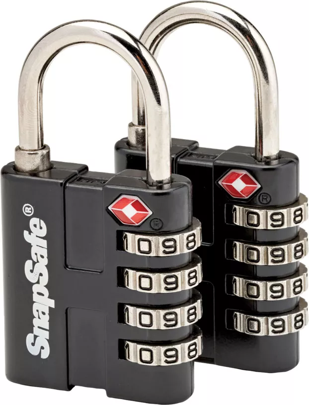 SnapSafe TSA Padlock, 2 Pack (76020)