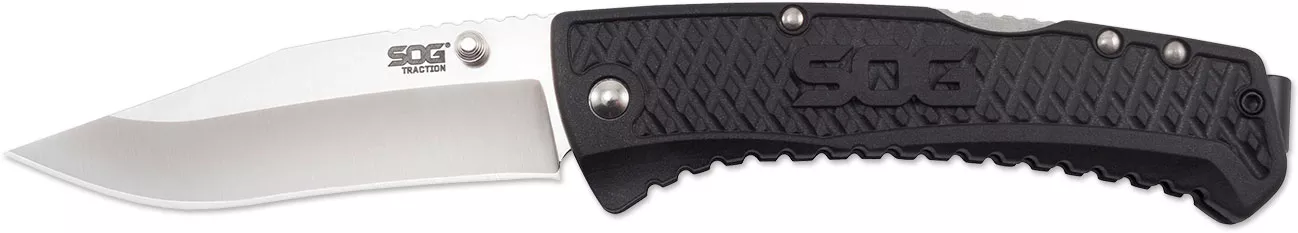 SOG Traction Clip Point Folding Knife (TD1011)
