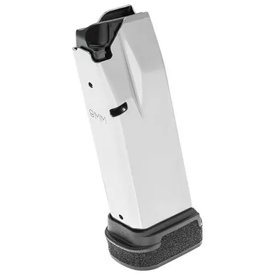 Springfield OEM Hellcat Pro 17 Round 9MM Magazine - Fits Hellcat Pro, Stainless with Black Base