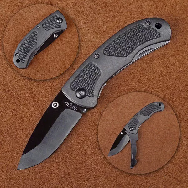 Stone River Gear Folding Ceramic Hunting Knife w/ Point Protector (4RPBF)