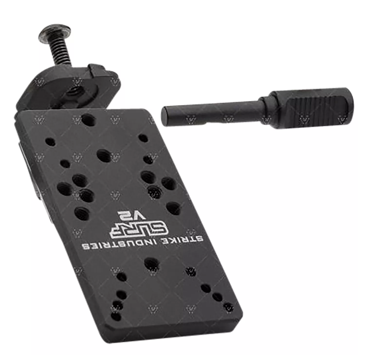 Strike Industries GSURFV2 Scorpion Universal Reflex Mount for Glock Version 2Black Anodized