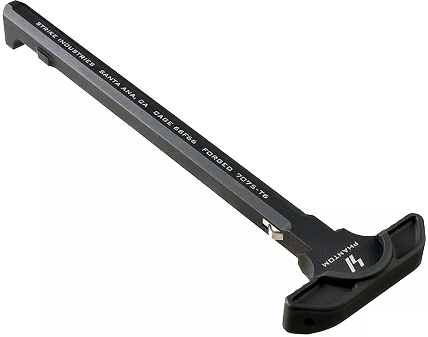 Strike Industries Latchless Charging Handle AR Style Aluminum (SIARSLCHBK)