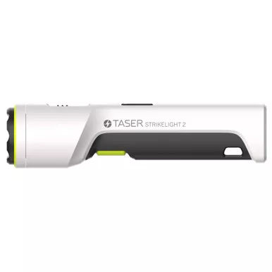 TASER Strikelight 2 Kit | Stun Gun | White | Includes Wrist Strap and Charging Cable | 100065