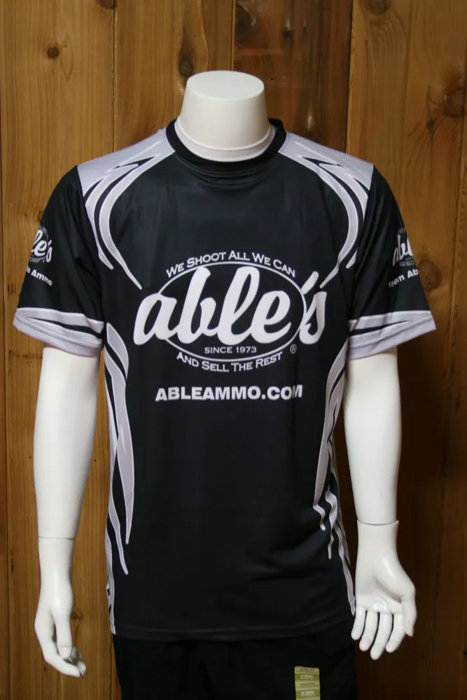 Team Able Ammo Short Sleeve Jersey Grey/Black/White Youth Small
