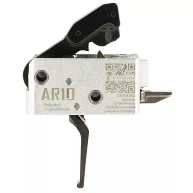 TriggerTech Duty | Flat Trigger | Two Stage | 3.5LB Pull | Fits AR-10 | Anodized Finish | Black | AHT-TDB-33-NNF