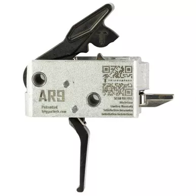 TriggerTech Duty | Flat Trigger | Two Stage | 3.5LB Pull | Fits AR-9 | Anodized Finish | Black | AH9-TDB-33-NNF