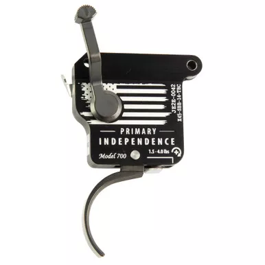 TriggerTech Primary Curved Independence Day Remington 700 Trigger w/Bolt Release - Adjustable, 1.5-4LB Pull Weight, Single Stage, Right Hand, Black