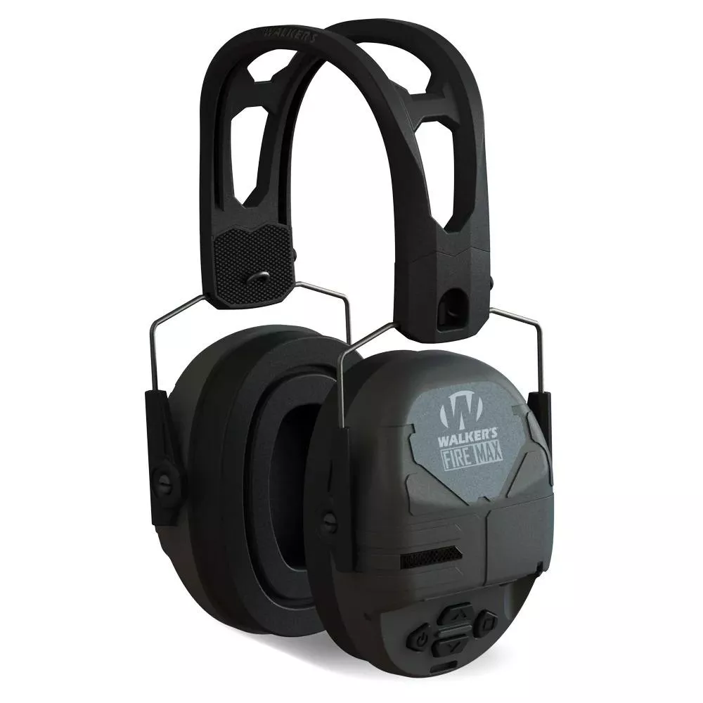 Walker's FireMax Electronic Ear Muffs 23dB Black