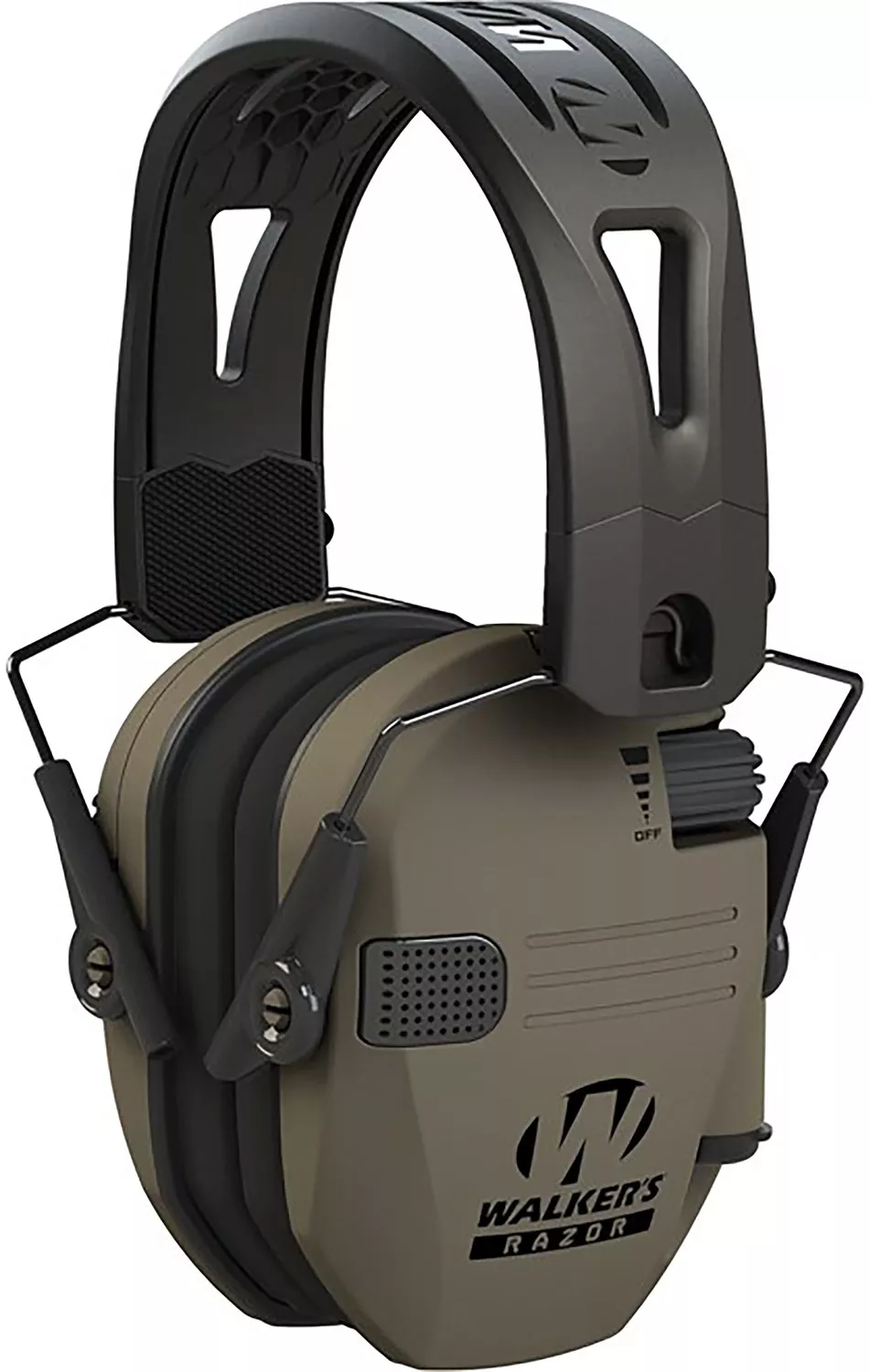 Walker's Razor Slim Electronic Ear Muff, FDE (RSEMRHFDE)