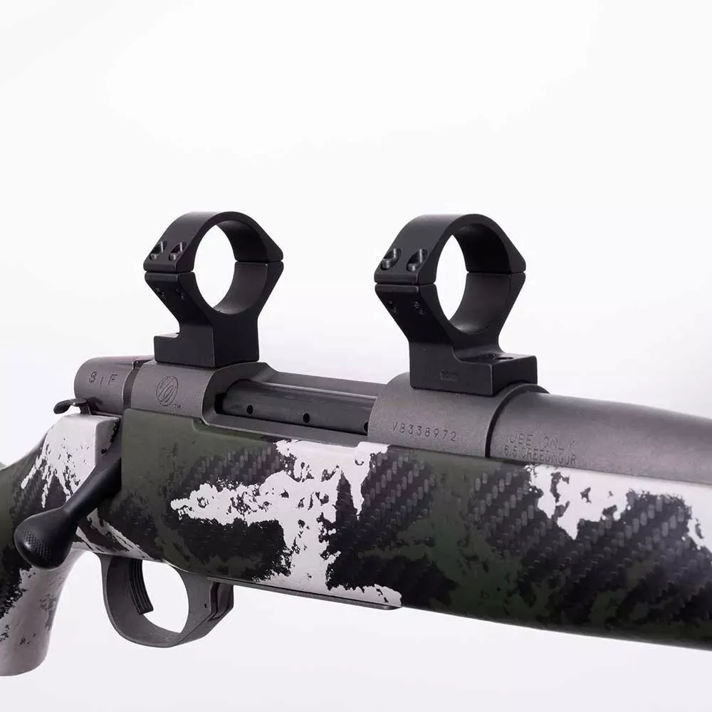 Weatherby Vanguard 2-Piece Lightweight Scope Mount 1" Low Black