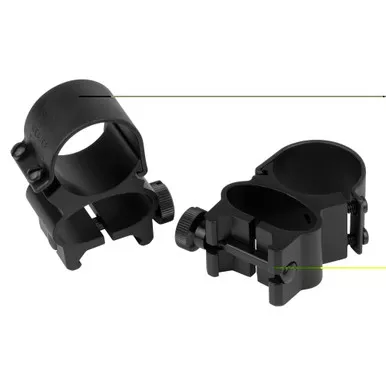 Weaver See-Thru Top Mount Ring | 1" | Matte Finish | 49523