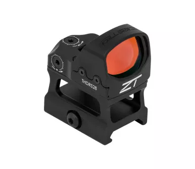 Zero Tech Optics Thrive HD Red Dot Optic - RMR Footprint, 3 MOA Red Dot Reticle, Includes Low Mount, Black