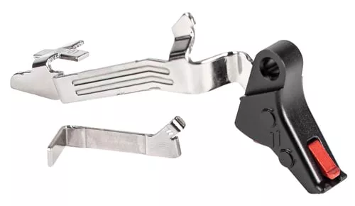 ZEV PRO FLAT FACE GLOCK TRIGGER UPGRADE BAR KIT GEN5 BLK/RED