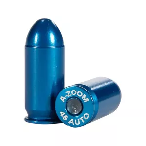 A-ZOOM Action Proving Dummy Round Snap Cap Blue Value Pack .45 Auto Aluminum 10PK