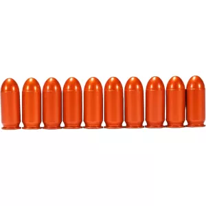 A-ZOOM Orange Value Pack Snap Caps .45 Auto 10PK
